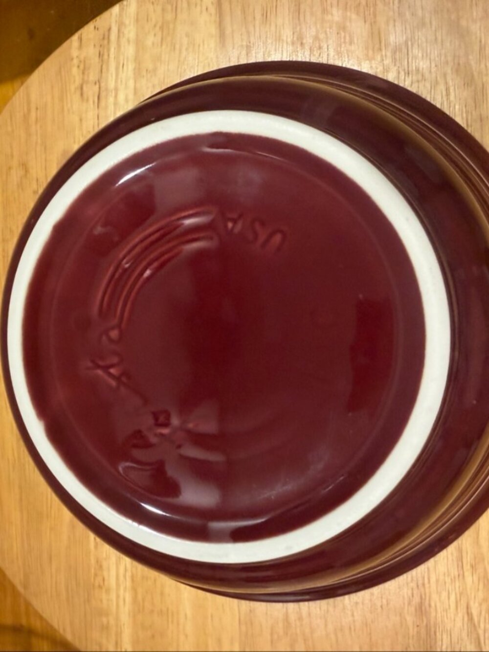Fiesta Cinnabar Flared Serving Bowl HLC USA Homer Laughlin